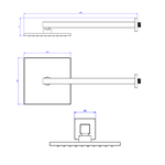 Chuveiro Deca 1934 C Ct C/Tubo Parede Cromado