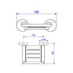 Saboneteira Deca Disco Cromado 2010.C.DSC