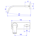Torneira com chapa para lavatório Deca Polo Black Noir