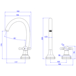 Torneira Deca 1191 Pérola Summer Gold 108