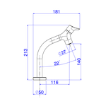 Torneira Deca Gama Bica Baixa Cromado 1197.C13