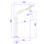 Torneira Deca Gama Bica Alta Cromado 1198.C13