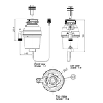 Triturador Deca De Residuos P/Cuba Cozinha 127V