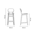 Banco Tramontina London Amêndoa 14063/110