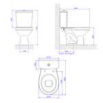 Bacia Deca Aspen Para Caixa Acoplada GE-17