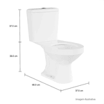 Bacia Deca Aspen Para Caixa Acoplada GE-17