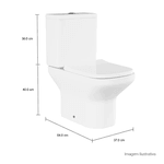 Bacia Deca Axis C/Caixa Acopl. GE-17 C/Kit