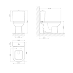 Kit Bacia Com Caixa Acoplada Deca Quadra KP.210.17
