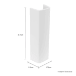 Coluna Deca Para Tanque Tq01 / Tq02 / Tq03 Branco CT.25.17