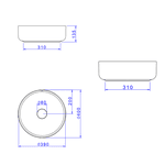 Cuba Deca Apoio Redonda Branco L.12040.17