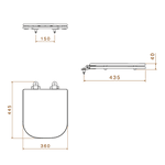 Assento Deca Axis, Polo, Quadra e Unic Gelo AP.217.17