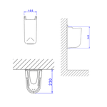 Coluna Deca Suspensa Vogue Plus Branco C.510.17