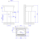Tanque Deca Louça 22 Litros 50X38 TQ.01.17 Branco