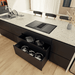 Fogão Tramontina Cooktop Indução Duo 4EI 80 C/Coifa Integrada