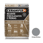 Rejunte Ceramfix Porcelanato 1KG Cinza Ártico