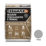 Rejunte Ceramfix Porcelanato 1KG Cinza