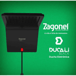 Ducha Ducali Eletrônica 220V 6800W Black DDCEL68220BL03
