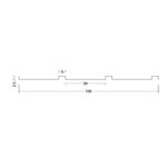 Lambril De Aço - Af Barcelona - 1,05mx2,0m - Galvanizado