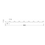 Lambril De Aço - Gomi/gomão - 0,89mx2,2m