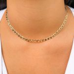Choker Na Correntaria 32cm com 10cm de Extensor