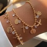 Pulseira religiosa com ponto de luz (cada)