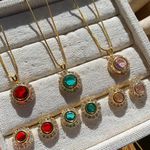 Conjunto de pedra em zircônia 