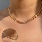 Chocker trabalhada na malha