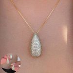 Conjunto de gota cravejada 