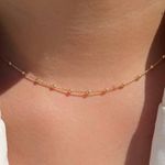 Chocker de bolinhas delicada 