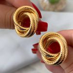 Brinco de Nó craquelado 