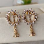 Brinco cravejado de nossa senhora 