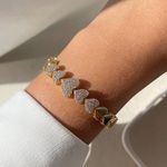 Pulseira de coração 