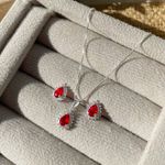 Conjunto na Prata 925 gota 