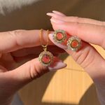 Conjunto trabalhado na zircônia 