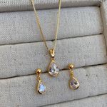 Conjunto ponto de luz formato gota 
