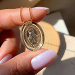 Colar dois em um medalha nossa senhora das graças 