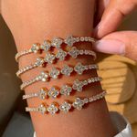 Pulseira de trevo trabalhada (cada)