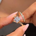 Anel linha premium zircônia 