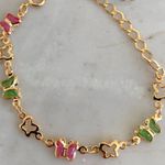 Pulseira infantil de borboleta coloridas (cada)