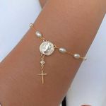 Pulseira são bento com perola 