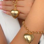 Pulseira de Elos com coração