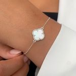 Pulseira de trevo na PRATA 925