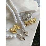Conjunto pérola e laço