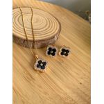 Conjunto trevo na zircônia