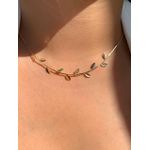 Chocker Liso com Folhas