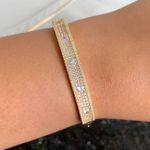 Bracelete cravejado na micro zircônia 