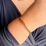 Pulseira Corrente Lisa Luxo