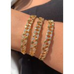 Bracelete trabalhado cravejado