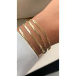 Pulseira de fita fina e delicada (unitária)