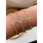 Pulseira de trevo 